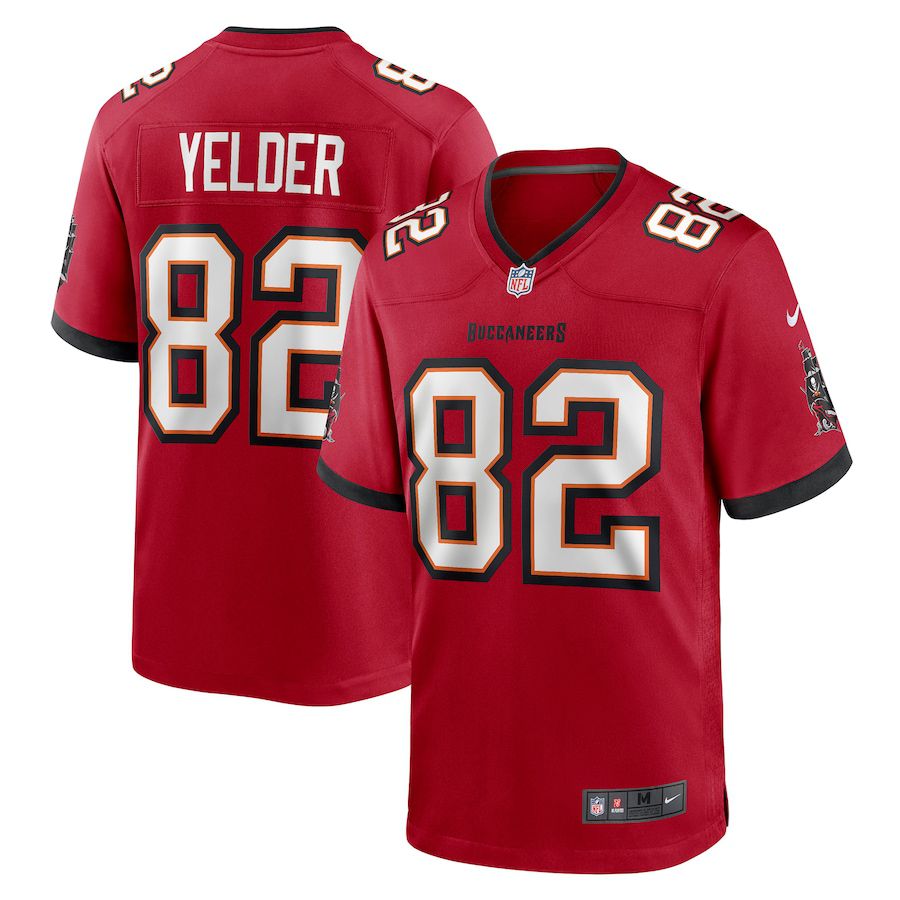 Men Tampa Bay Buccaneers #82 Deon Yelder Nike Red Game Player NFL Jersey->tampa bay buccaneers->NFL Jersey
